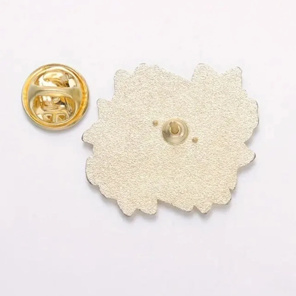 3/$25 “Book Lover” Blue Book Lavender Flowers Pin Badge Brooch